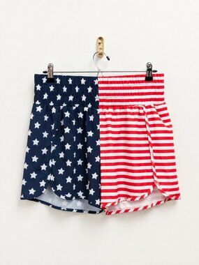 Pink Lily USA Flag Shorts